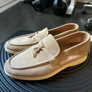 Loro Piana Summer Charms Walk Loafers -  Suede Loafers
